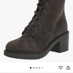 Women's Suede Ankle Boots - Black